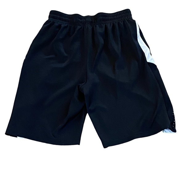 CSG Champs Black Athletic Shorts Medium Activewear Mesh Panels Athleisure Gym - Picture 2 of 6